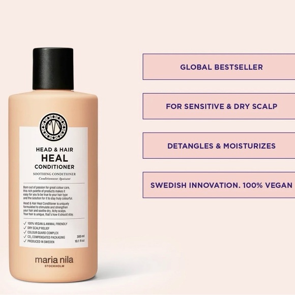 Maria Nila Head & Hair Heal Shampoo and Conditioner Set New - Picture 7 of 9